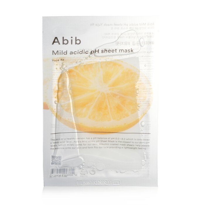 Abib Mild Acidic PH Sheet Mask - Yuja Fit 30mlx10pcsProduct Thumbnail