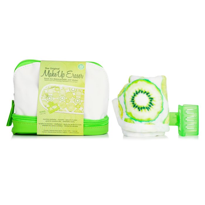 MakeUp Eraser Key Lime Set (1x MakeUp Eraser Cloth + 1x Hair Clip + 1x Bag) 2pcs+1bagProduct Thumbnail