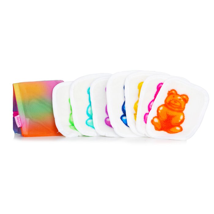MakeUp Eraser Gummy Bear 7 օրվա հավաքածու (7x մինի դիմահարդարման ռետին + 1x պայուսակ) 7pcs+1bagProduct Thumbnail