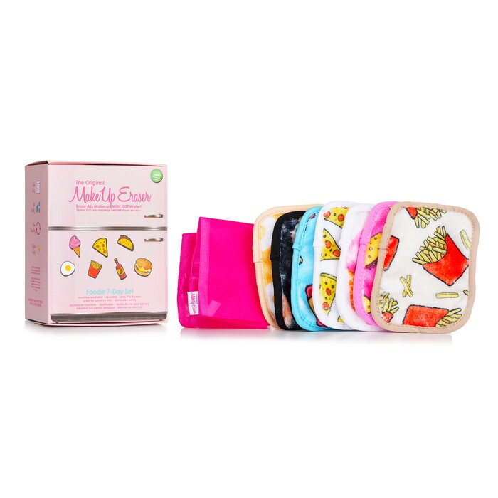 MakeUp Eraser Foodie 7 Day Set (7x Mini MakeUp Eraser Cloth + 1x Bag) 7pcs+1bagProduct Thumbnail