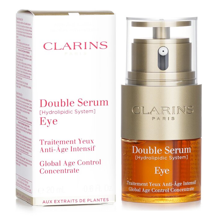 Clarins Double Serum Eye (Hidrolipid rendszerű) Global Age Control koncentrátum 20ml/0.6ozProduct Thumbnail