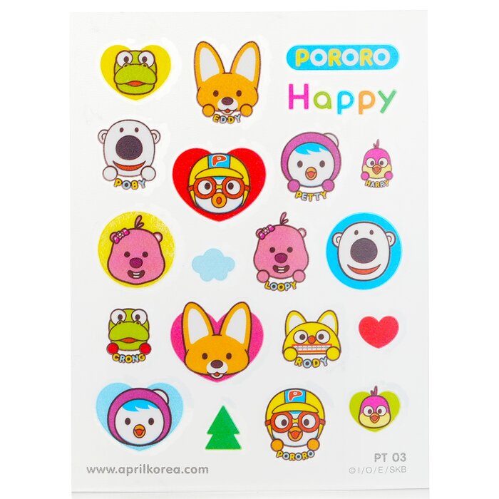 April Korea Pororo Body Sticker  1pc 1pcProduct Thumbnail