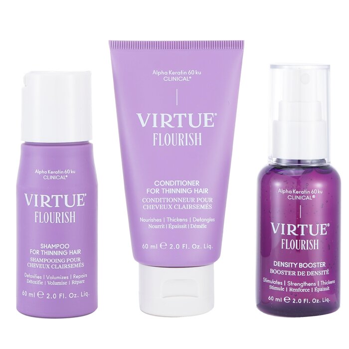 Virtue Комплект за лечение за подмладяване на косата Flourish 3pcsProduct Thumbnail