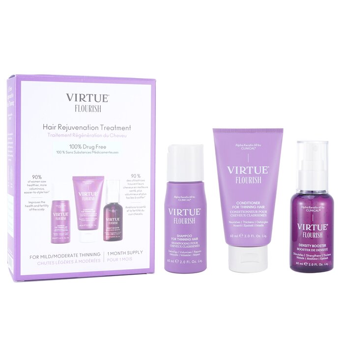 Virtue Flourish Hair Rejuvenation Treatment Set 3pcsProduct Thumbnail