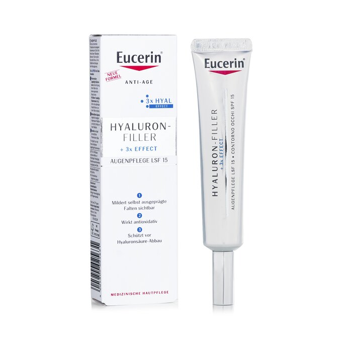ユーセリン Eucerin Anti Age Hyaluron Filler + 3x Effect Contorno Occhi SPF15 15mlProduct Thumbnail