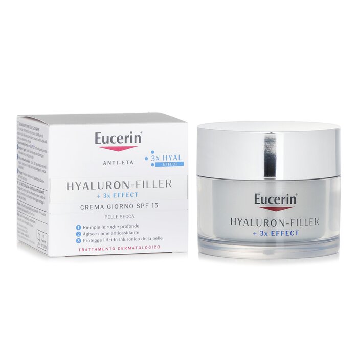 Eucerin Hyaluron Filler + 3x Effect Day Cream SPF15 (For Dry Skin) 50mlProduct Thumbnail