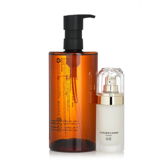 Shu Uemura Ultime8 Sublime Beauty Cleansing Oil 450ml (Free: Natural Beauty BIO UP Firming Serum 40ml) 2pcsProduct Thumbnail