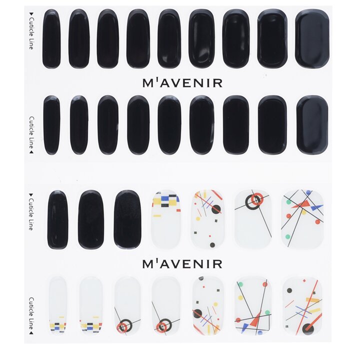 Mavenir 指甲貼 (黑色) 32pcsProduct Thumbnail