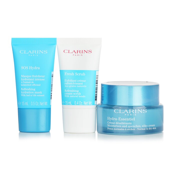 Clarins Hydra-Essentials Collection  3pcs+1bagProduct Thumbnail