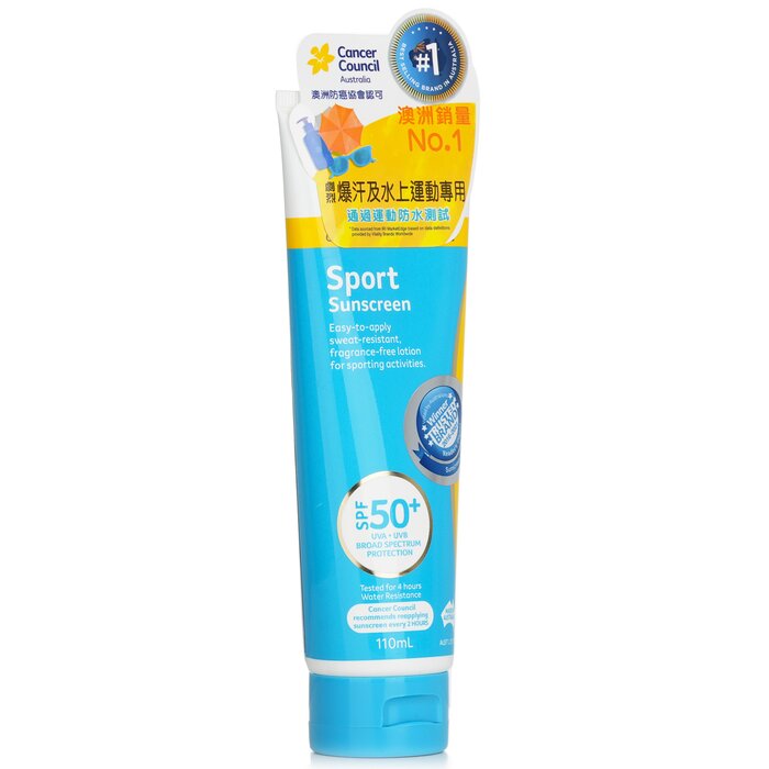 Cancer Council CCA Sport Sunscreen SPF 50 110mlProduct Thumbnail