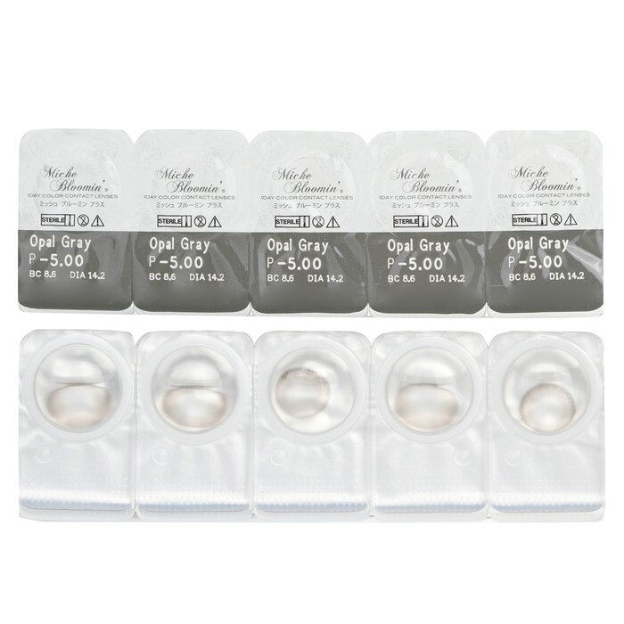 Miche Bloomin' Iris Glow 1 Day Color Contact Lenses (506 Opal Gray) 10pcsProduct Thumbnail