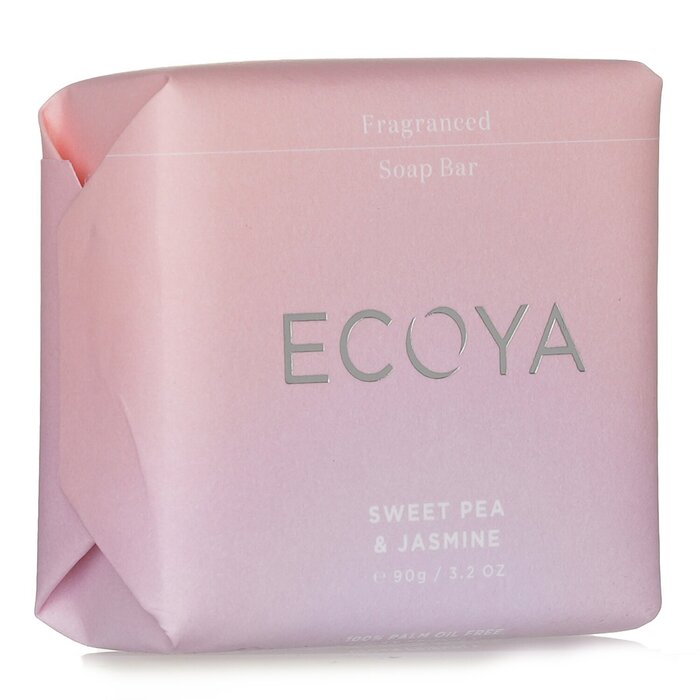 Ecoya Soap - Sweet Pea & Jasmine 90g/3.2oz | Strawberrynet INEN