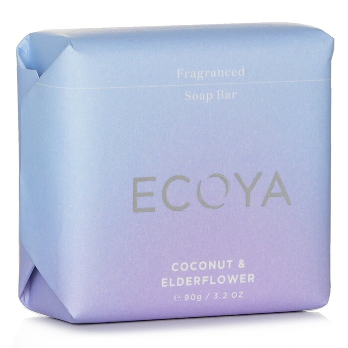 Ecoya Soap - Coconut & Elderflower 90g/3.2oz | Strawberrynet USA