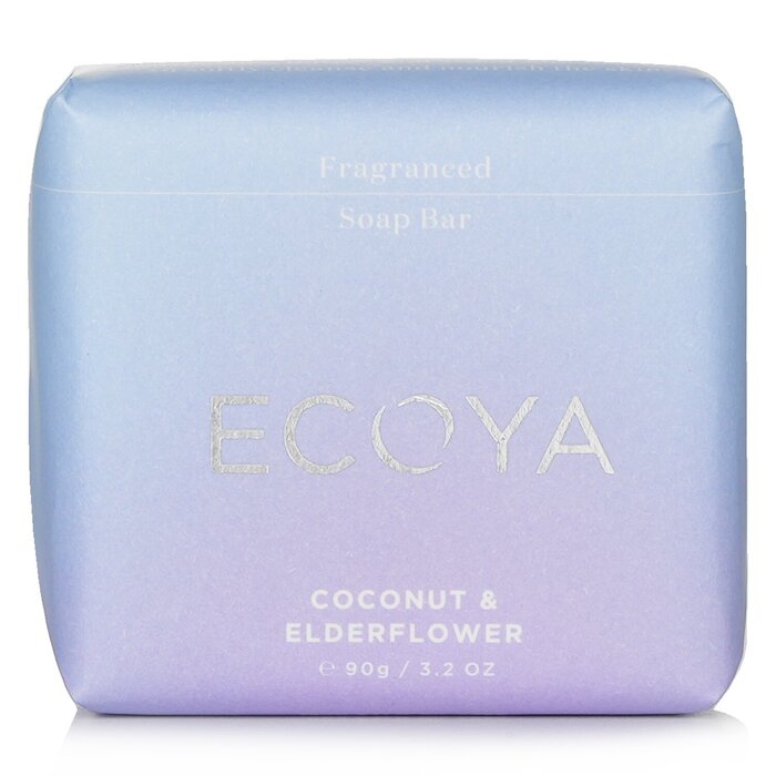 Ecoya Soap - Coconut & Elderflower 90g/3.2oz | Strawberrynet GE