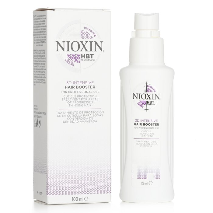 Nioxin 3D Intensive Hair Booster (Cuticle Protection Treatment For Areas Of Progressed Thinning Hair) 100mlProduct Thumbnail