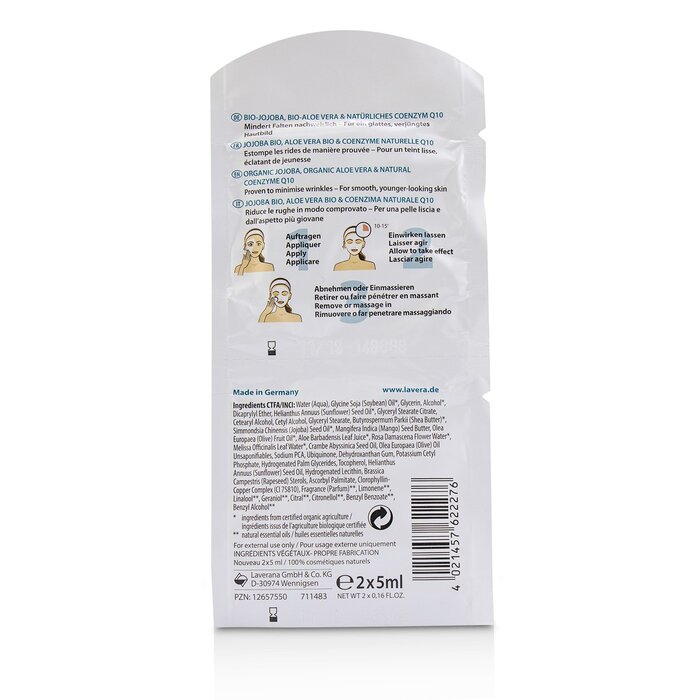 Lavera Maska przeciwstarzeniowa Basis Sensitiv Q10 2 x5mlProduct Thumbnail
