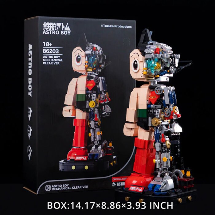 Pantasy Astro Boy Mechanical Clear Building Bricks Set  15*14*32cmProduct Thumbnail