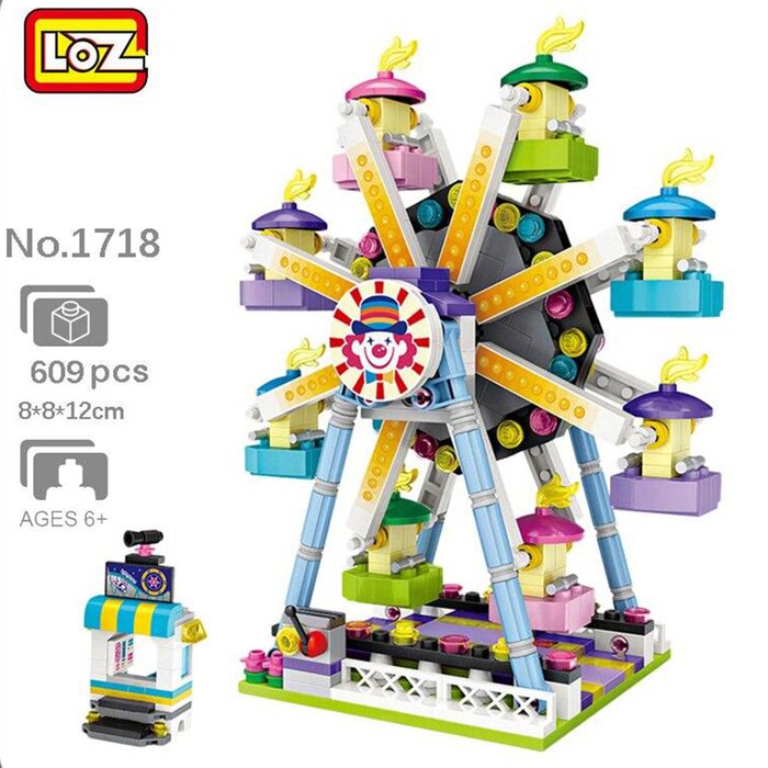 Loz LOZ Dream Amusement Park Series - Ferris wheel  22 x 18.5 x 4.5Product Thumbnail