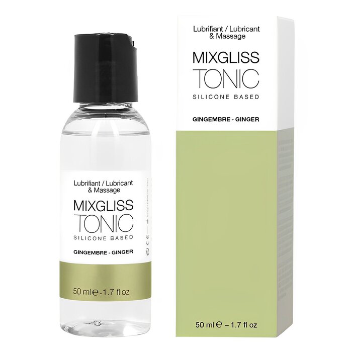 MIXGLISS Tonic 2 in 1 Silicone Based Lubricant & Massage - Ginger 50ml ...
