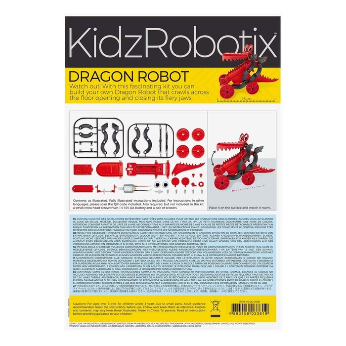 4M KidzRobotix/Dragon Robot 22x17x6cmProduct Thumbnail