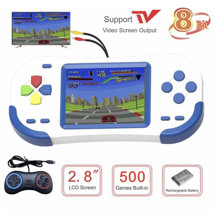 Hobbiesntoys 2.5&quot; 16Bit Handheld Game Console with 500 Games 270x220x45mmProduct Thumbnail
