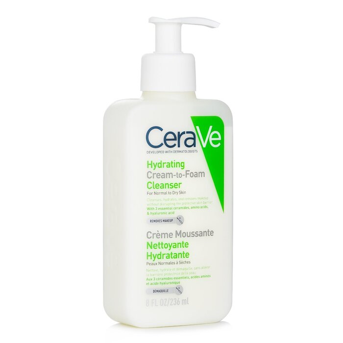 适乐肤 CeraVe 氨基酸清洁洗面奶保湿温和修护屏障温和不紧绷-中性至干性皮肤使用 236ml/8ozProduct Thumbnail