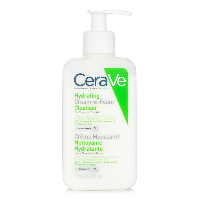 CeraVe Hydrating Cream-To-Foam Cleanser 236ml/8ozProduct Thumbnail