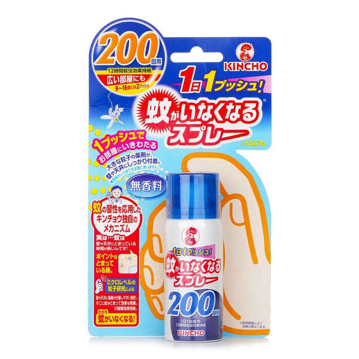 Kincho 金鳥 日本製 驅蚊推氣溶膠蚊子殺蟲劑 200天無香味 [平行進口] 1支Product Thumbnail