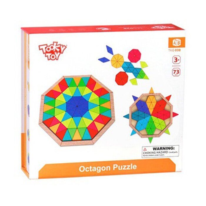 Tooky Toy Co Octagon Puzzle 19x21x5cmProduct Thumbnail