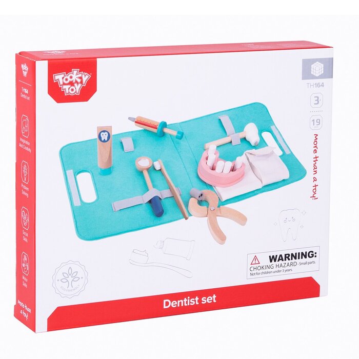 Tooky Toy Co Dentist Set 28x23x3cmProduct Thumbnail