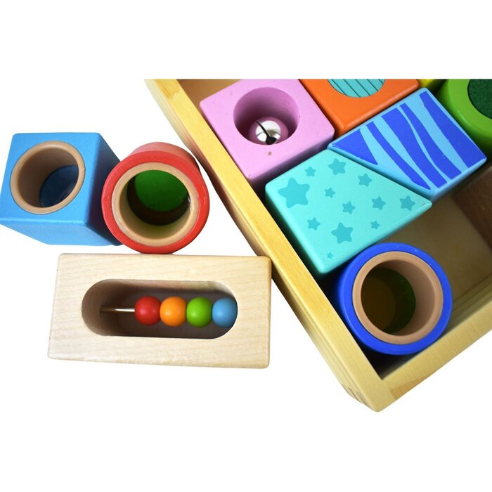 Tooky Toy Co Multifunction Blocks with Texture and Sound 19x5x19cmProduct Thumbnail