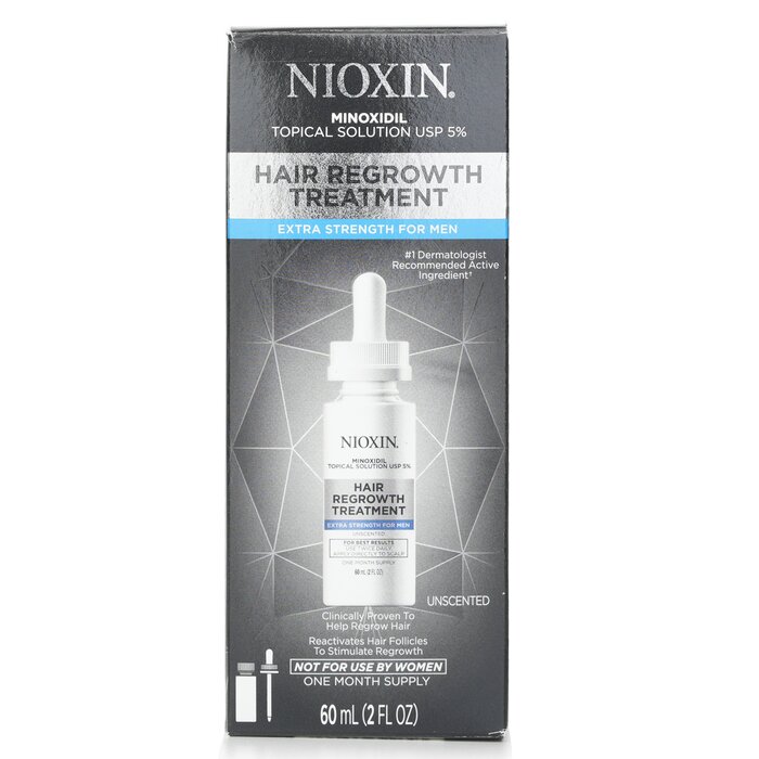 ナイオキシン Nioxin Hair Regrowth Treatment 5% Minoxidil For Men 30 Day 60ml/2ozProduct Thumbnail