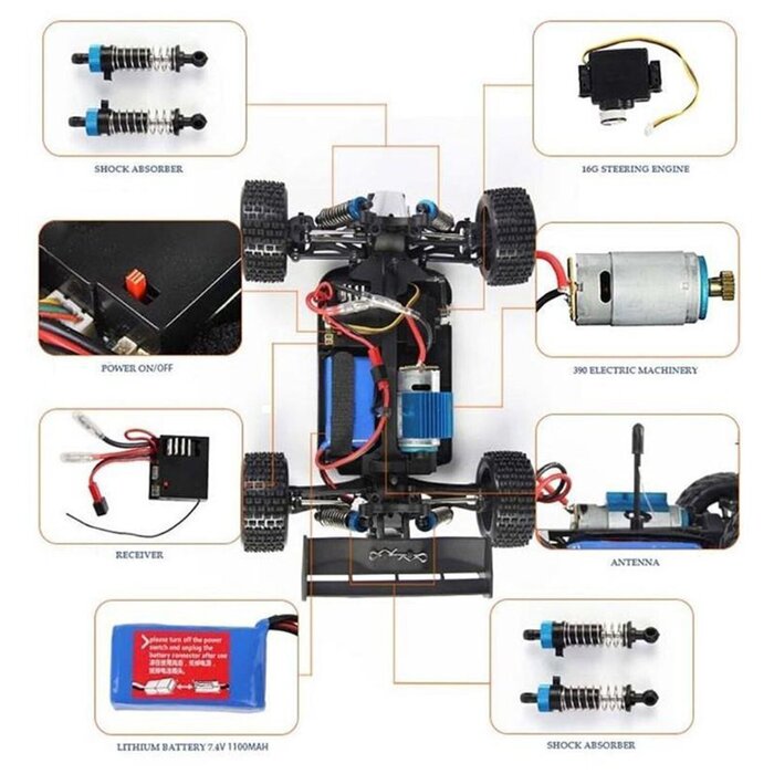 Tozo rc car deals parts