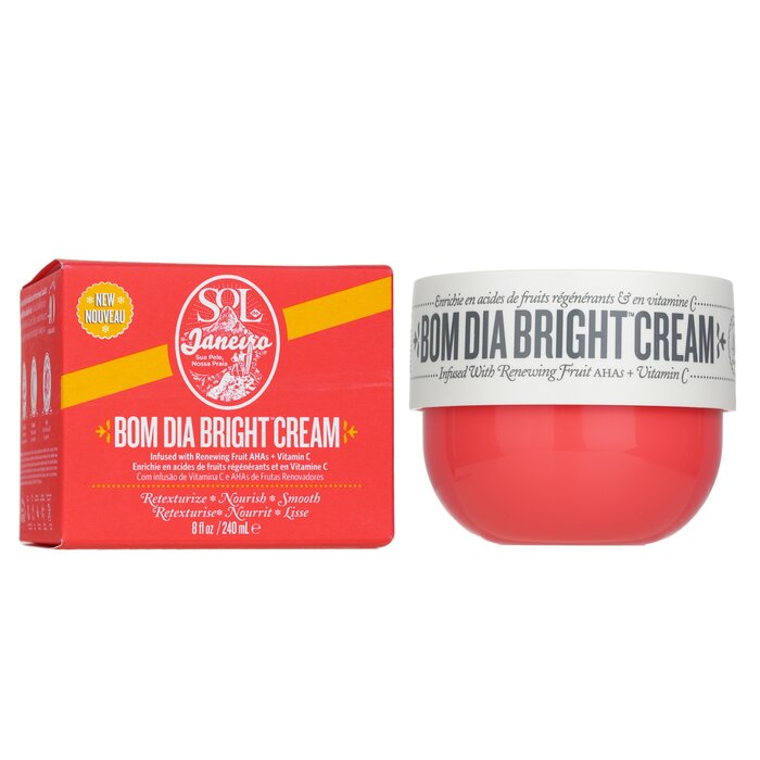 Sol De Janeiro Body Bom Dia Bright Cream 240ml/8oz Dưỡng Thể Free