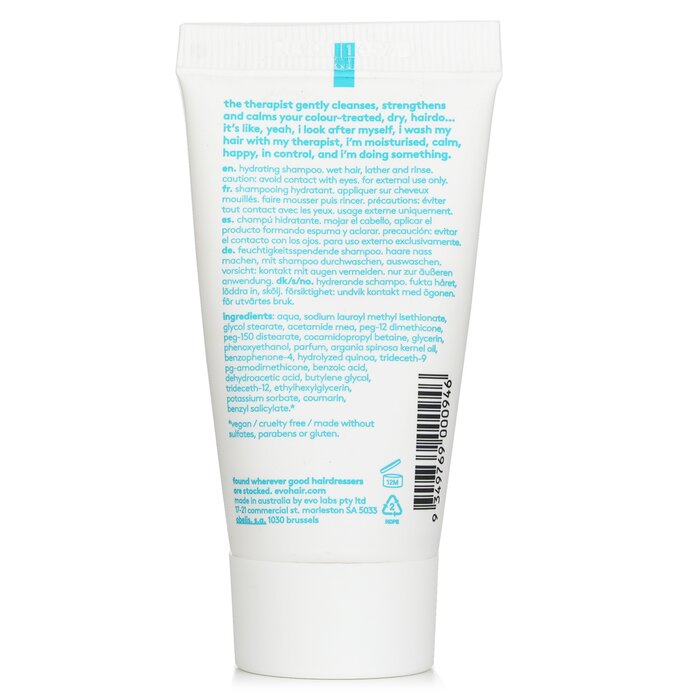 Evo - The Therapist Hydrating Shampoo 30ml/1.1oz - Coloured Hair | Free ...