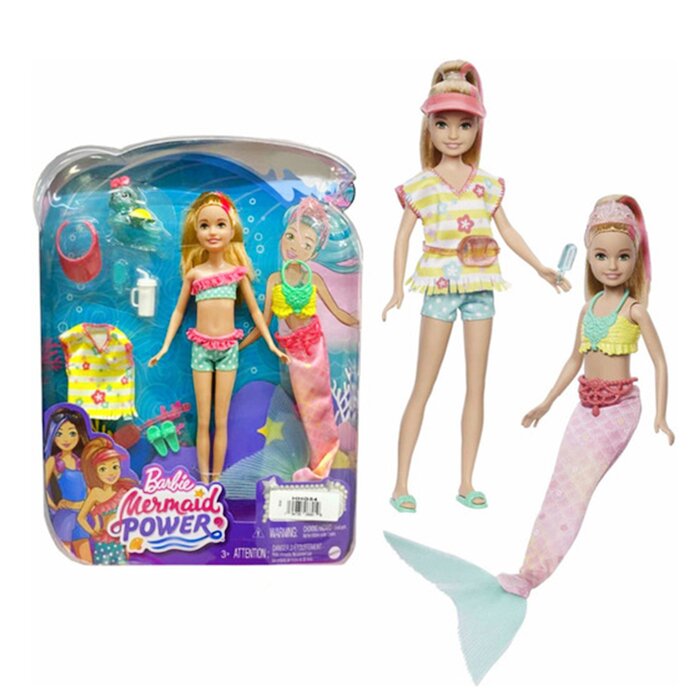 Barbie Stacie Mermaid Power Dolls, Fashions and Accessories Asst. 25x5x32cm  25x5x32cm buy in United States with free shipping CosmoStore