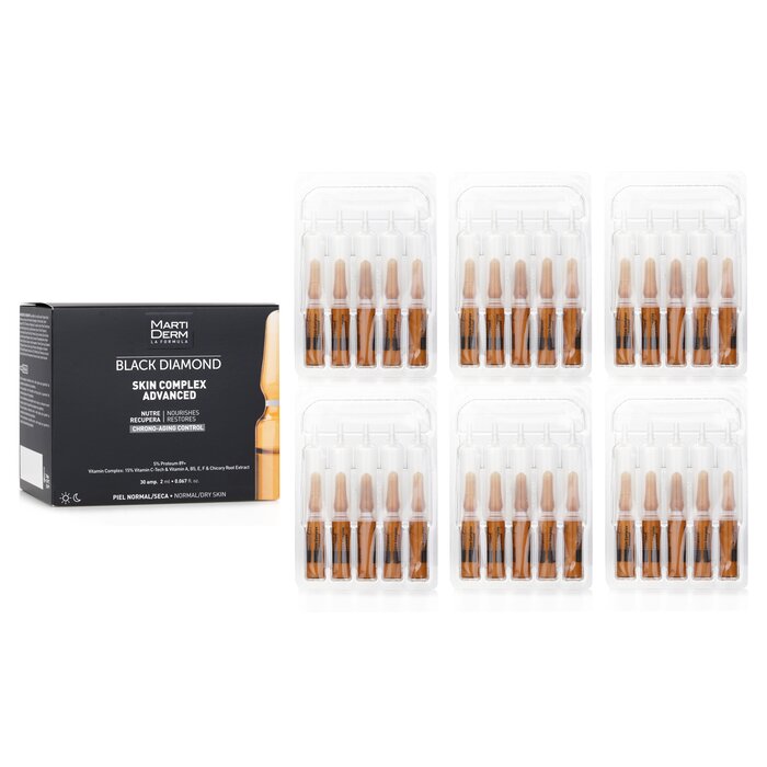 Martiderm Black Diamond Skin Complex Advanced Ampoules (For Normal/ Dry