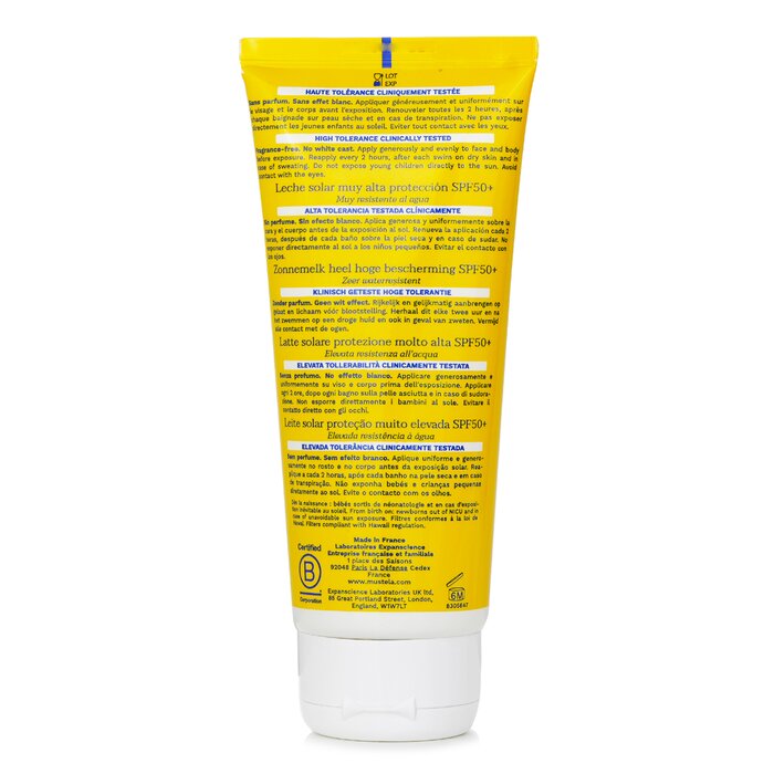 Mustela Very High Protection Sun Lotion SPF 50+ 100ml/3.38oz ...