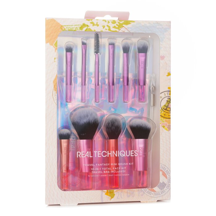 Real Techniques Brushes Travel Fantasy Mini Brush Kit Pennelli make-up  donna Set