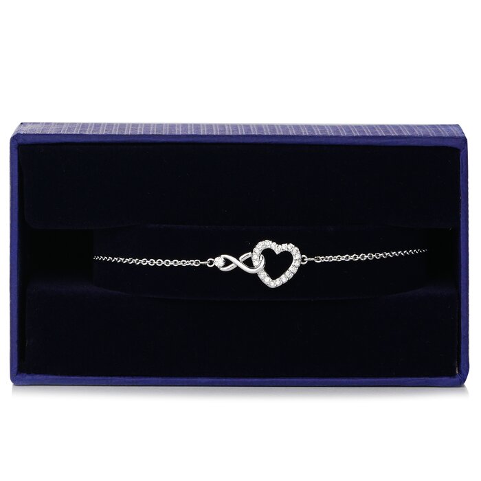 Swarovski infinity deals heart bracelet