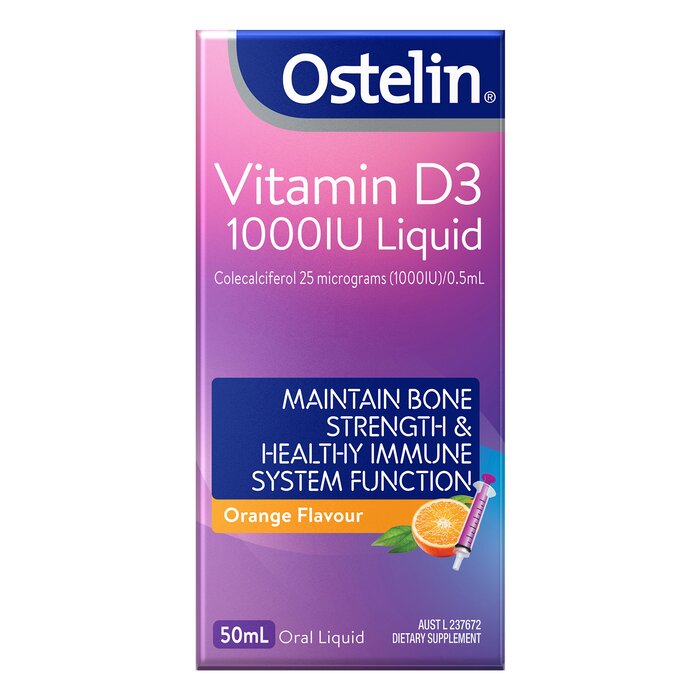 Ostelin 奥斯特林 [授權銷售代理商]Ostelin 維生素 D 1000IU 液體 50ml 50mlProduct Thumbnail