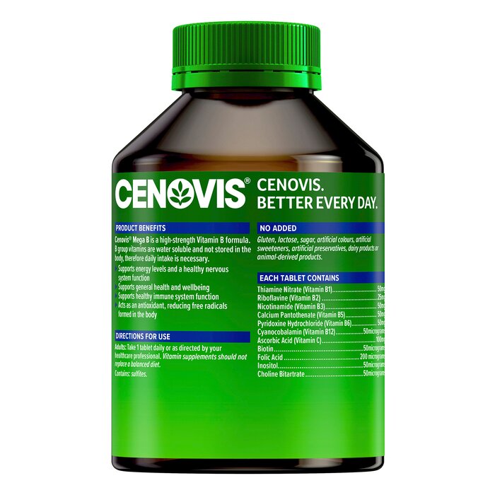 Cenovis [Authorized Sales Agent] Cenovis MEGA B - 200 Tablets 200pcs/boxProduct Thumbnail