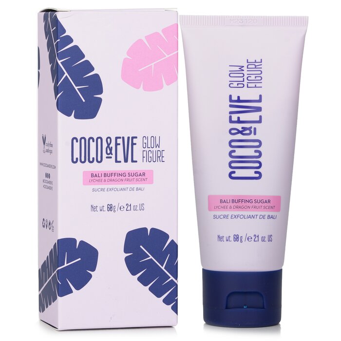 Coco & Eve Glow Figure Bali Buffing Sugar (Lychee & Dragon Fruit Scent