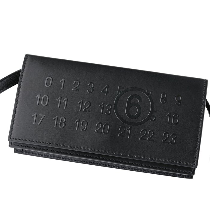 Maison Margiela MM6 Numeric logo crossbody bag BlackProduct Thumbnail