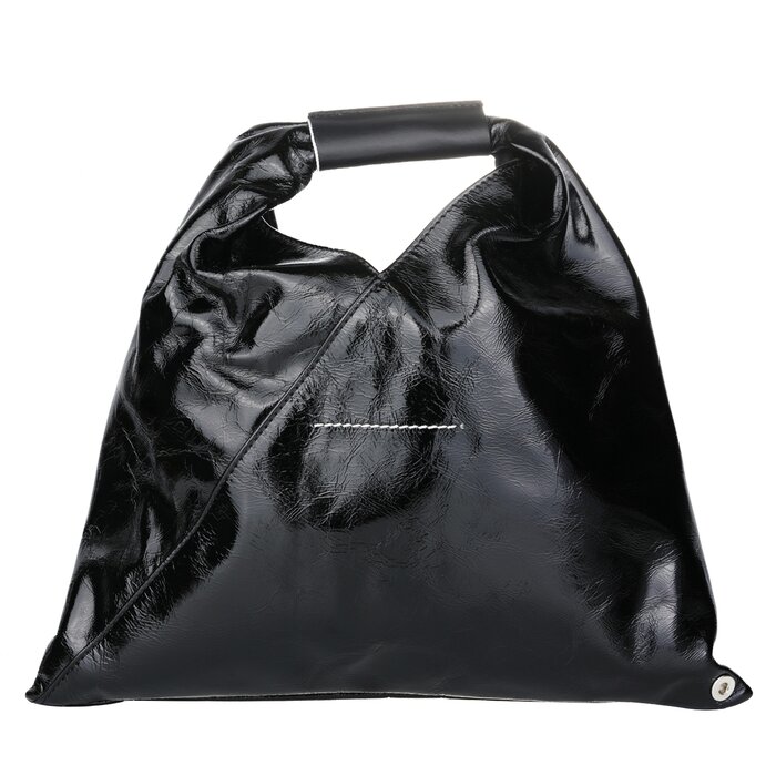Maison Margiela MM6 Japanese Leather Top Handle Tote Bag BlackProduct Thumbnail