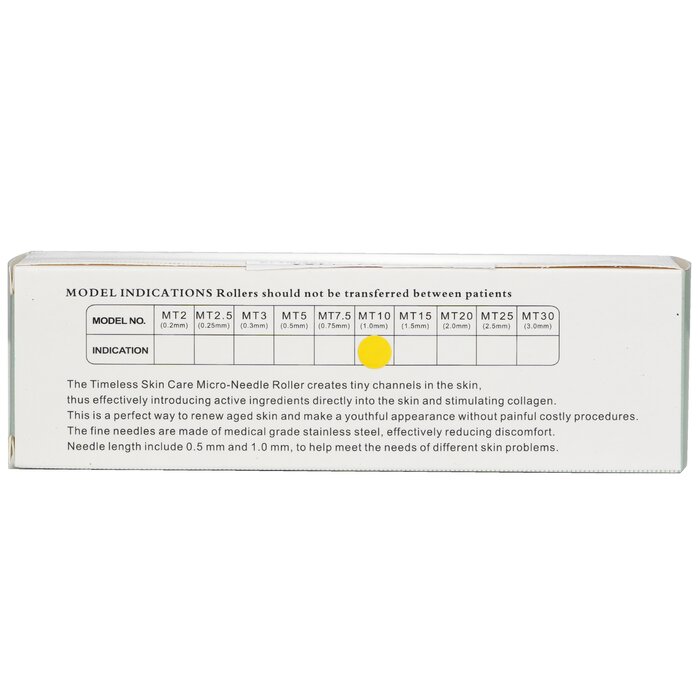 Timeless Skin Care Dermaroller 1.0mm 1pc CO