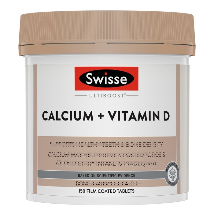 Swisse Ultiboost Calcium + Vitamin D 150 Tablets [Parallel Import] 150 TabletsProduct Thumbnail