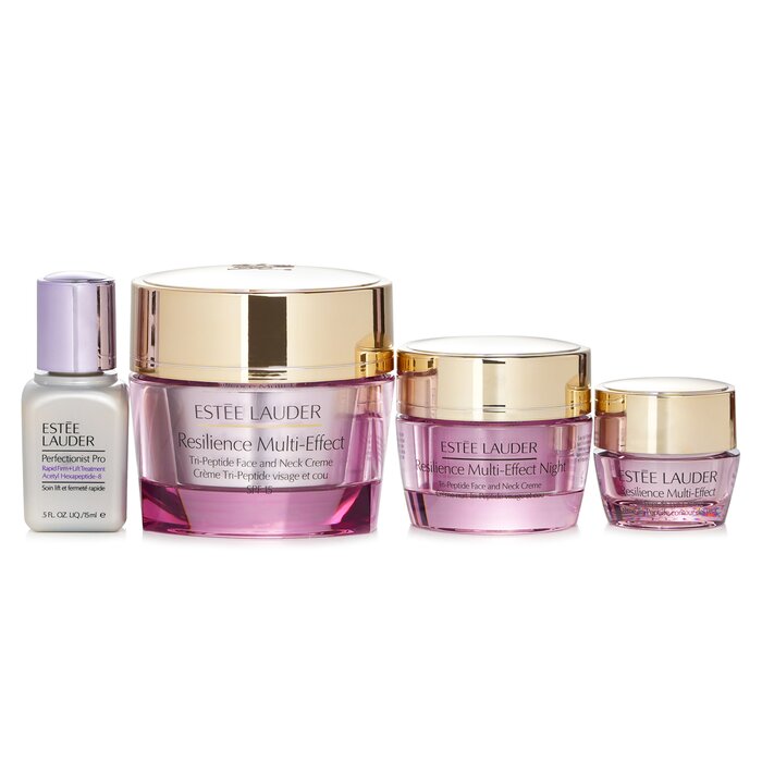 Estee Lauder Resilience Multi Effect Set: 4pcs+1bag | סטרוברינט IL