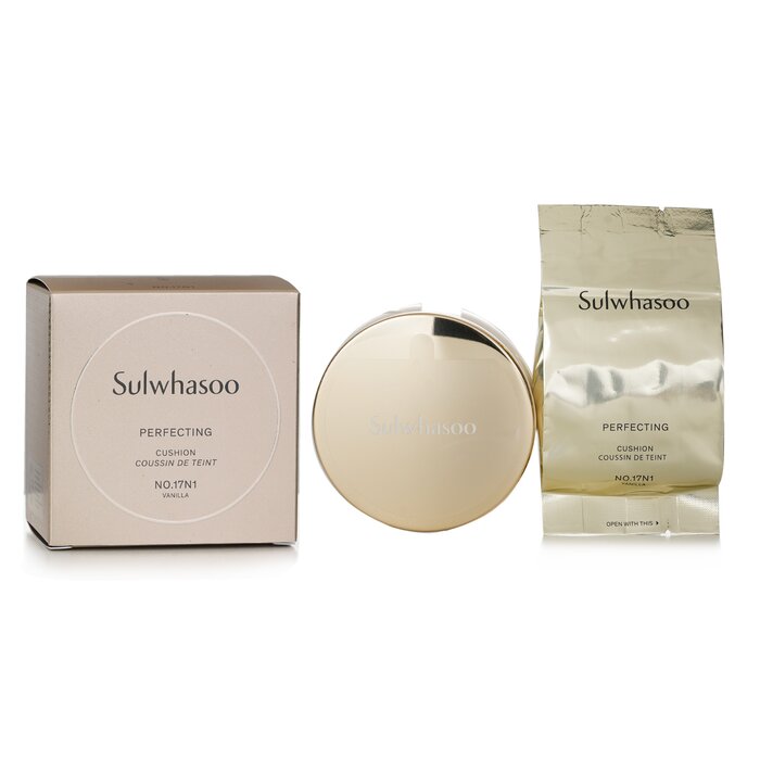 Sulwhasoo Perfecting Cushion, No.17N1 Vanilla 15g x2pcs - Foundation ...