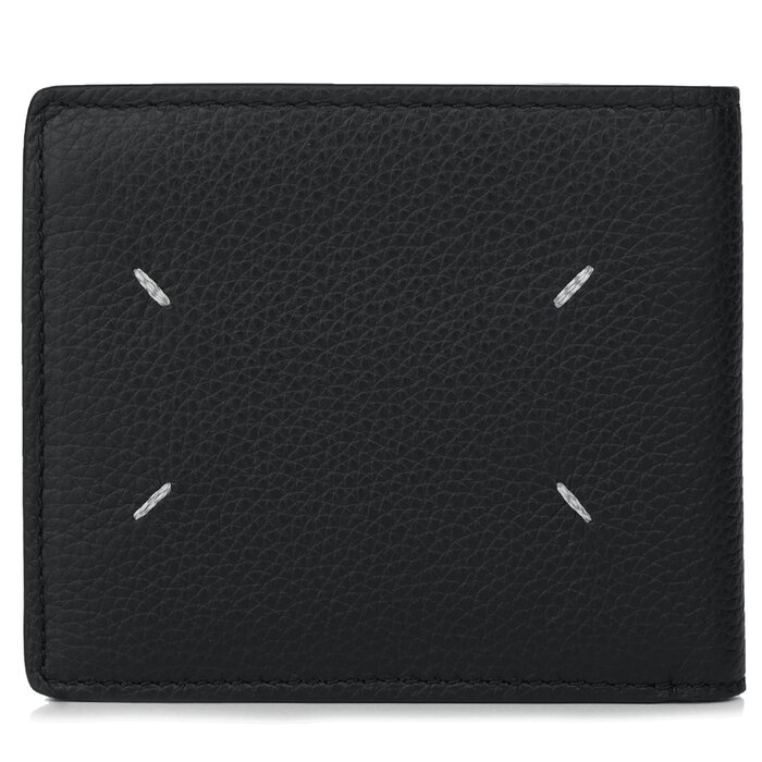 Maison Margiela 四針裝飾雙摺錢包 黑色Product Thumbnail